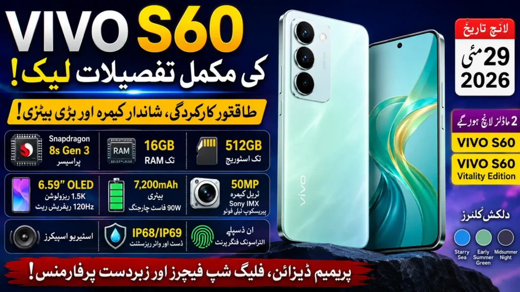 Vivo S60 Specs Leak Ahead of Launch