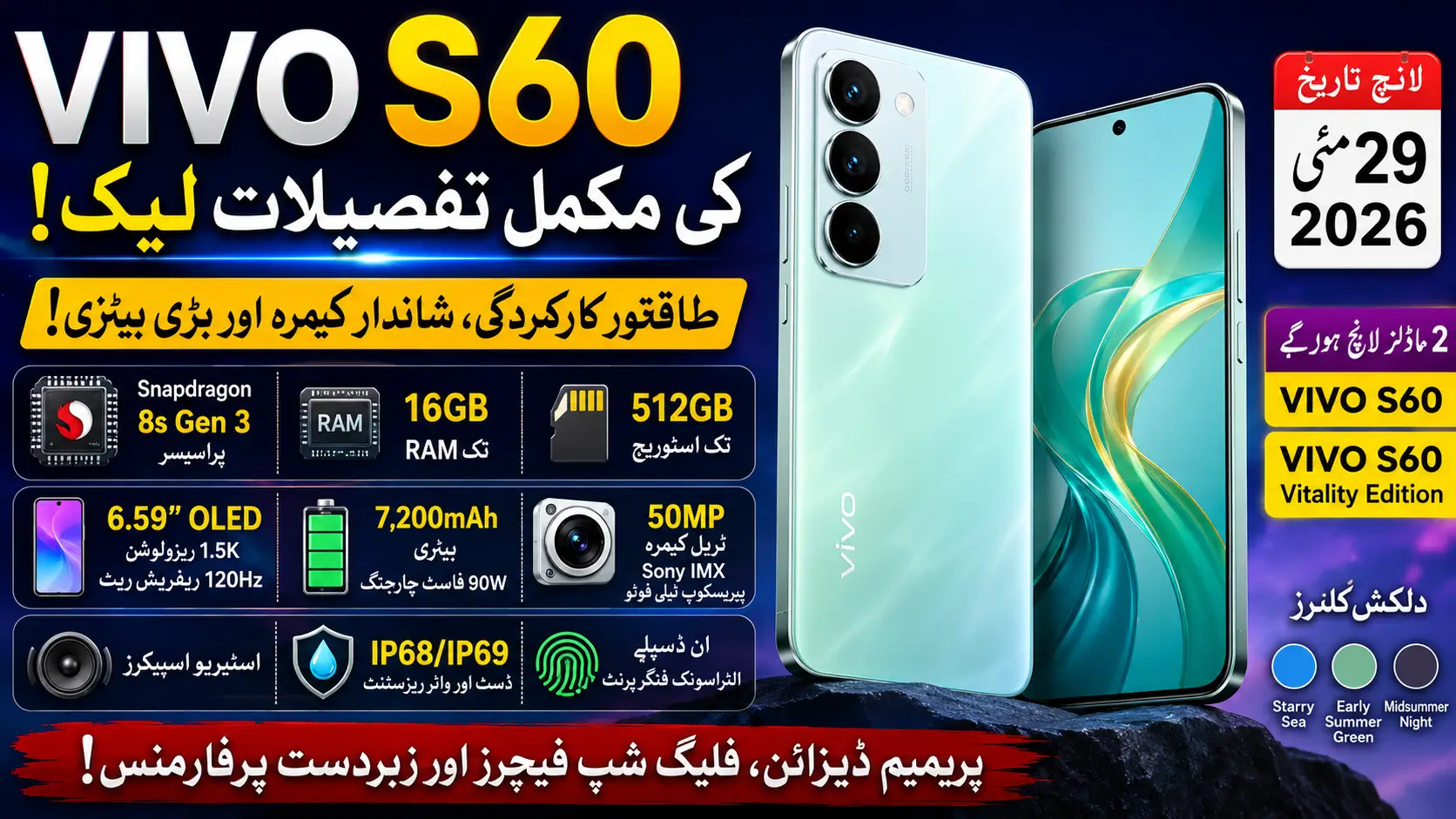 Vivo S60 Specs Leak Ahead of Launch