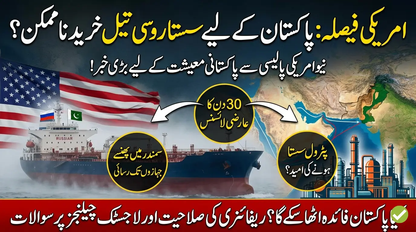 New US Move Could Help Pakistan Buy Russian Oil