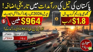 Pakistan’s Crude Oil Imports Hit Record High of US$964 Million in April 2026