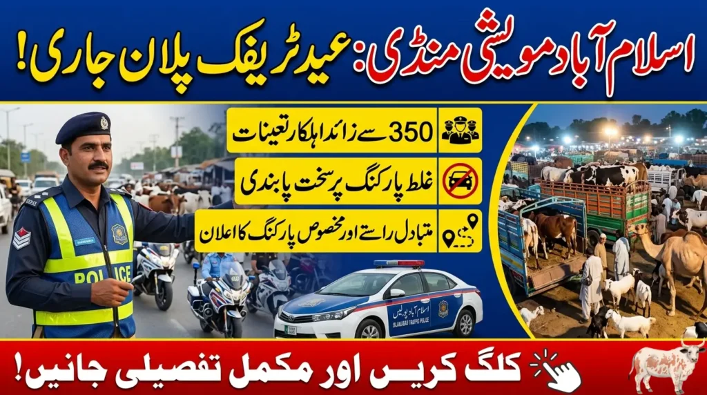 Traffic Plan Announced for Islamabad Cattle Markets