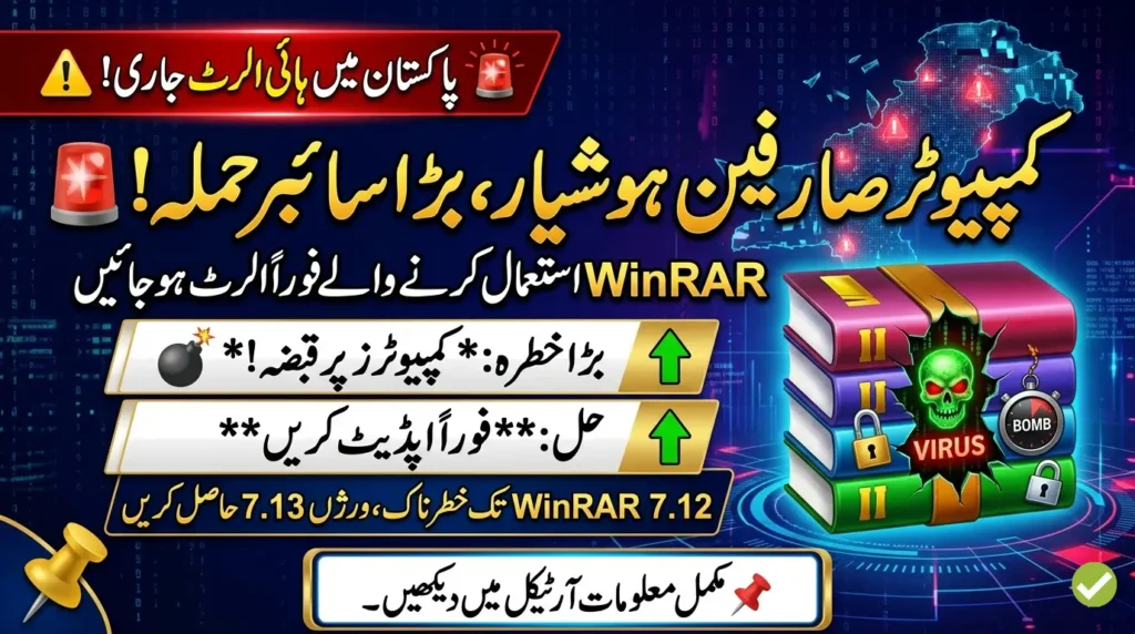 Hackers Are Using New WinRAR Bug to Breach All Computers in Pakistan