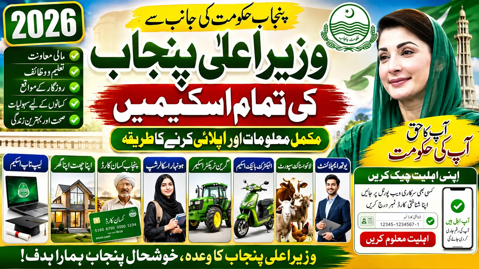 CM Punjab Latest Schemes 2026 Complete Guide