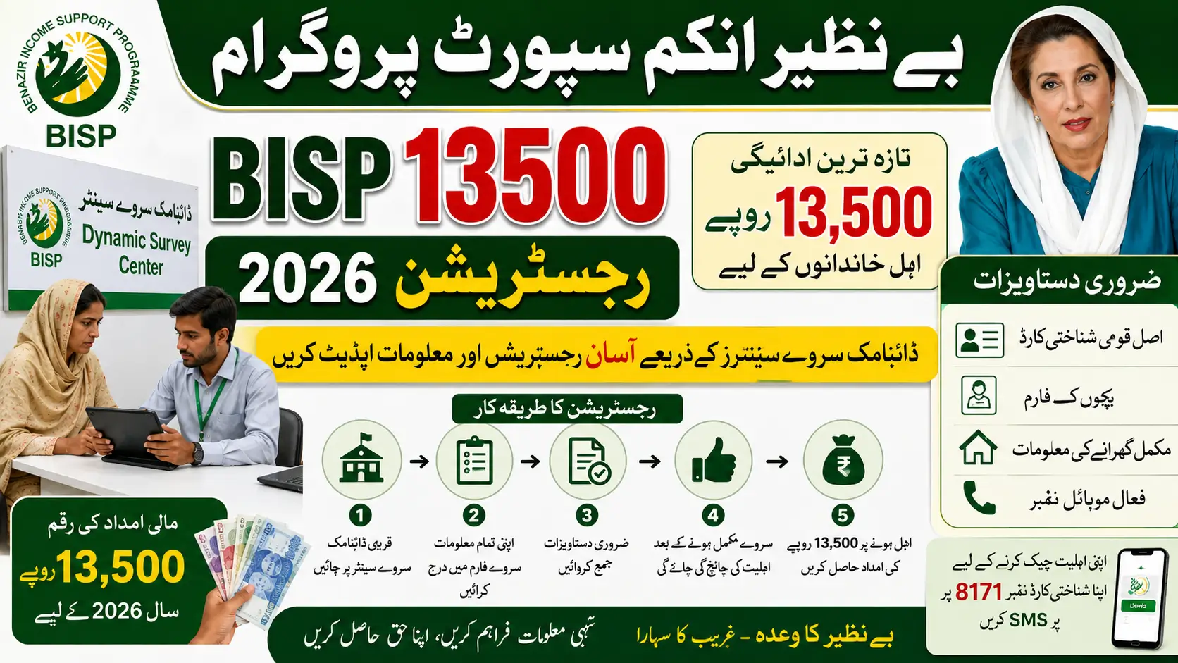 BISP 13500 Registration 2026 How to Enroll Through Dynamic Survey Centers