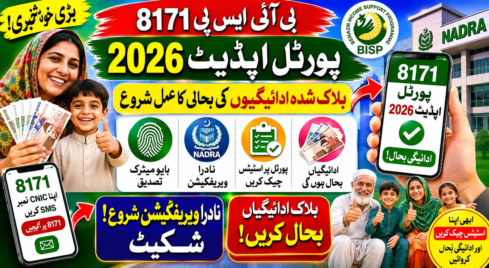 BISP 8171 Portal Update 2026 Blocked Payments Recovery Process Starts